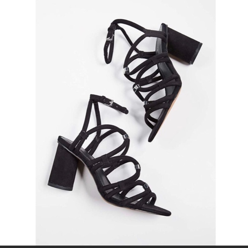 REBECCA‎ MINKOFF Apolline Strappy Suede Sandal. Size 6.5.